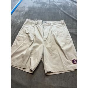 Ashworth Khaki Shorts 38x8‎ AU Auburn University Logo